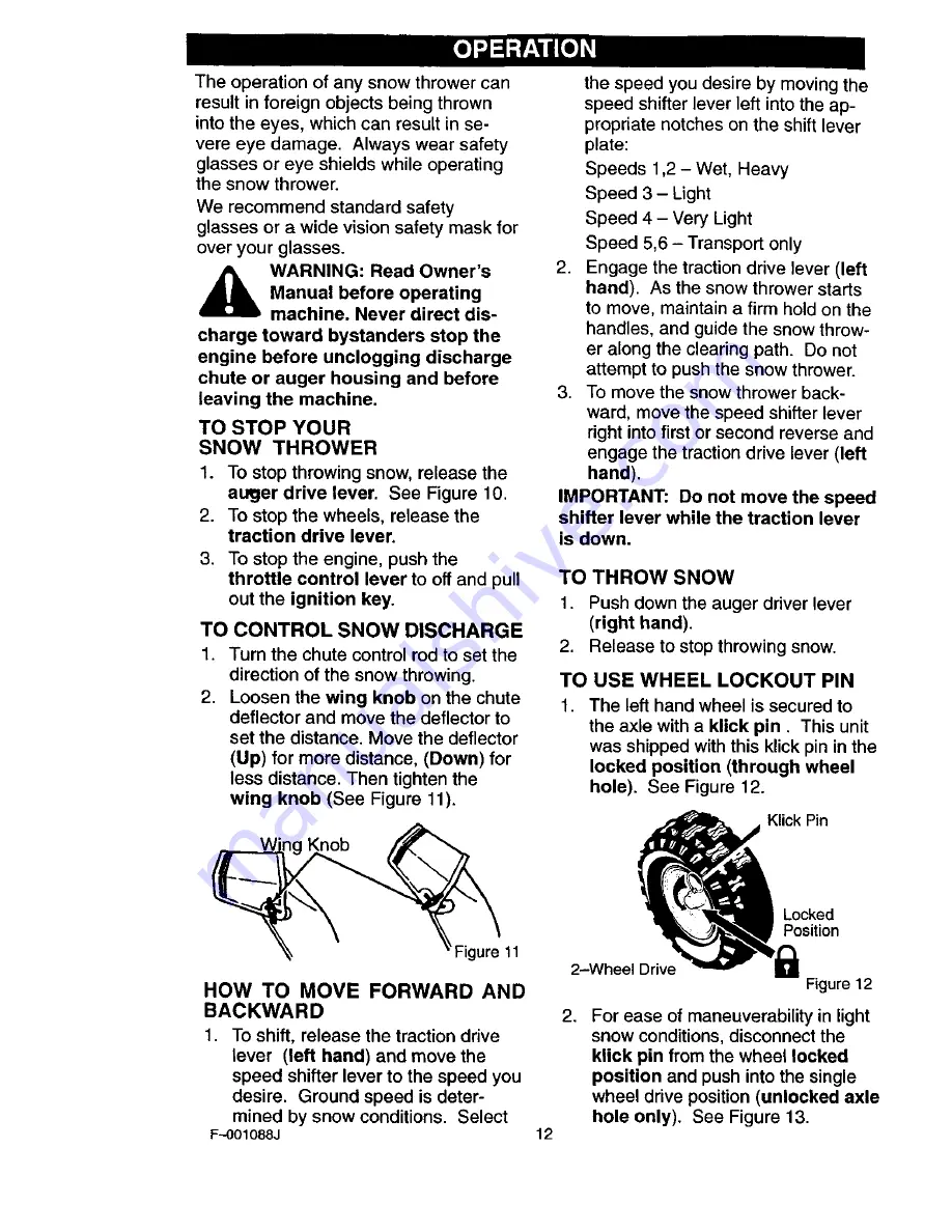 Craftsman 536.88626 User Manual Download Page 12