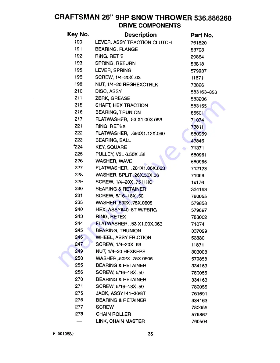 Craftsman 536.88626 User Manual Download Page 35