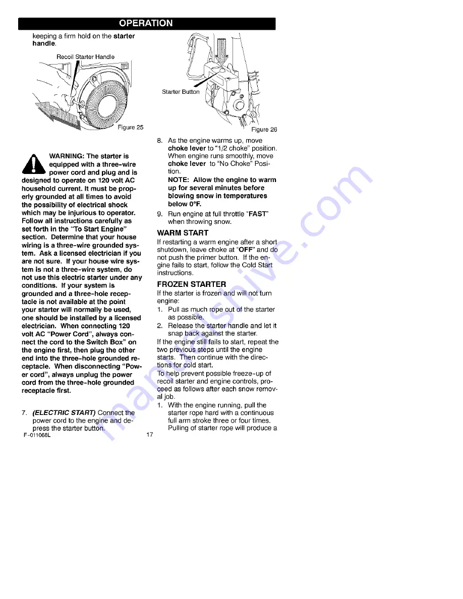 Craftsman 536.887750 Скачать руководство пользователя страница 17