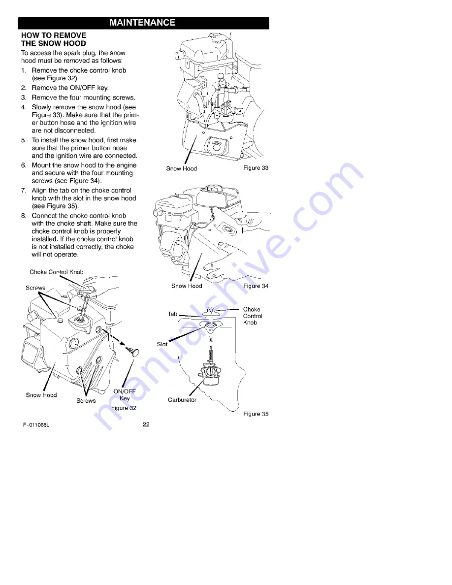 Craftsman 536.887750 Operator'S Manual Download Page 22