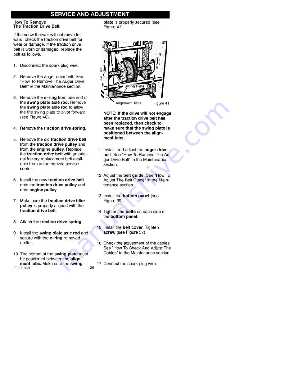 Craftsman 536.887750 Operator'S Manual Download Page 26