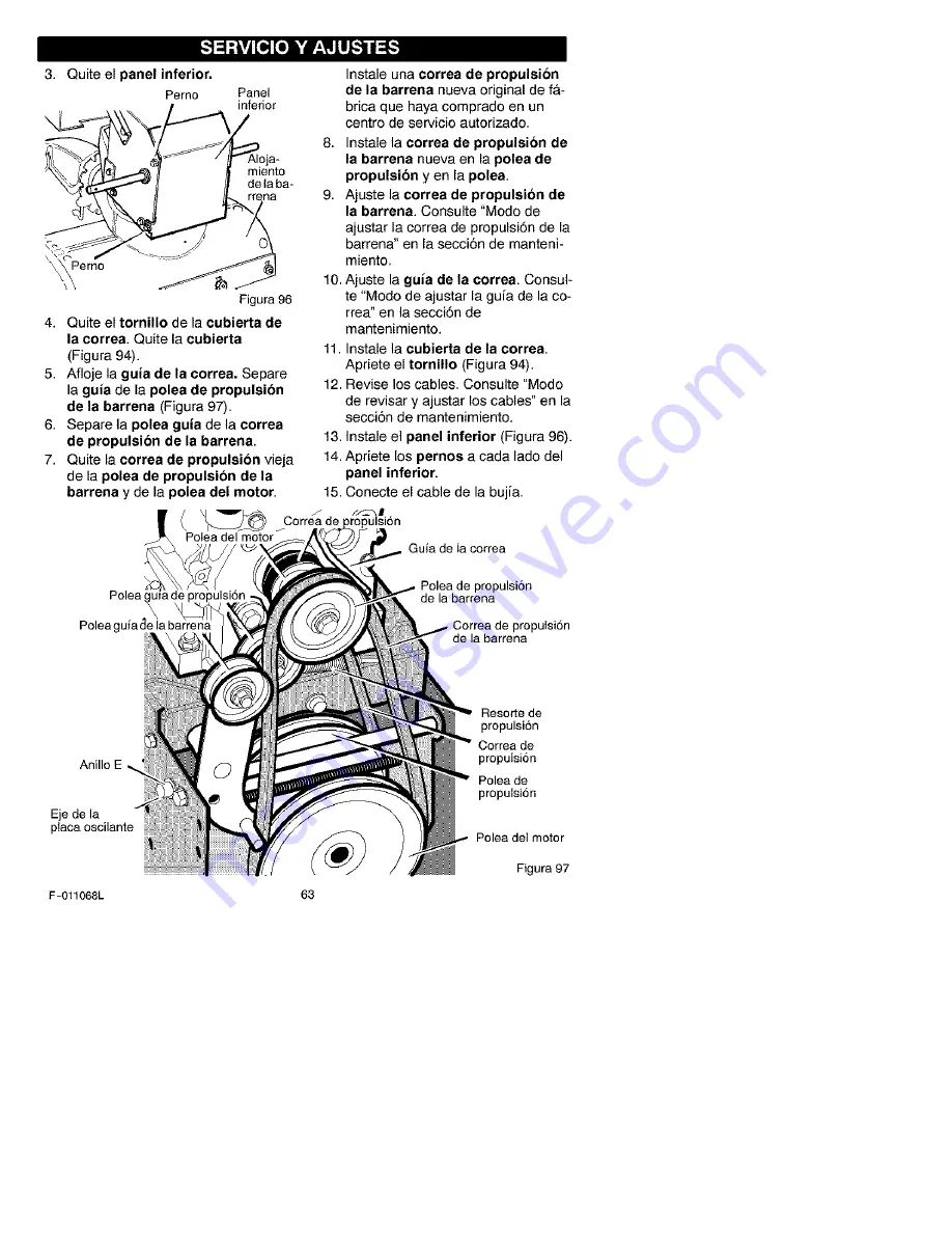 Craftsman 536.887750 Operator'S Manual Download Page 63