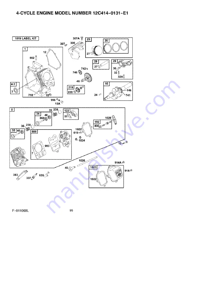 Craftsman 536.887750 Operator'S Manual Download Page 95