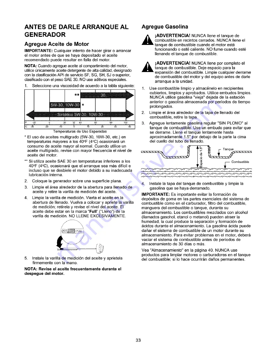 Craftsman 580.323600 Owner'S Manual Download Page 33