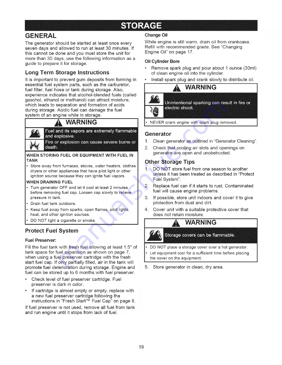 Craftsman 580.323610 Operator'S Manual Download Page 19