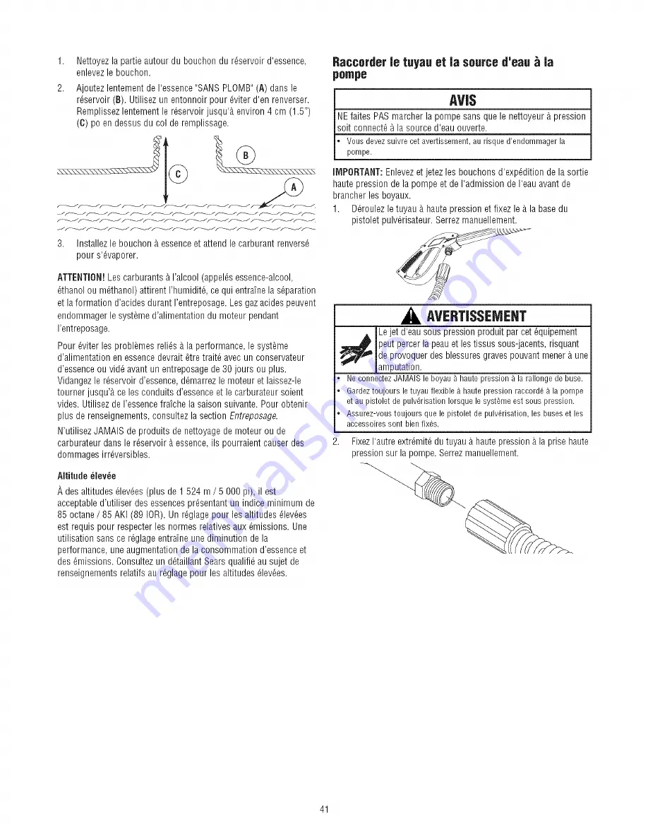 Craftsman 580.676530 Operator'S Manual Download Page 41