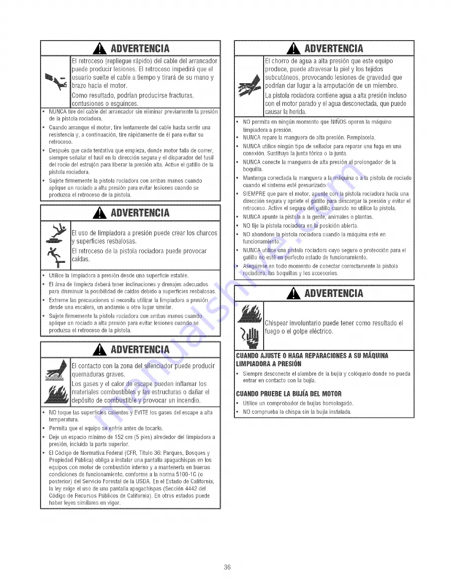 Craftsman 580.752040 Operator'S Manual Download Page 36