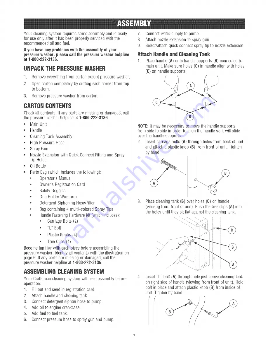 Craftsman 580.752120 Operator'S Manual Download Page 7