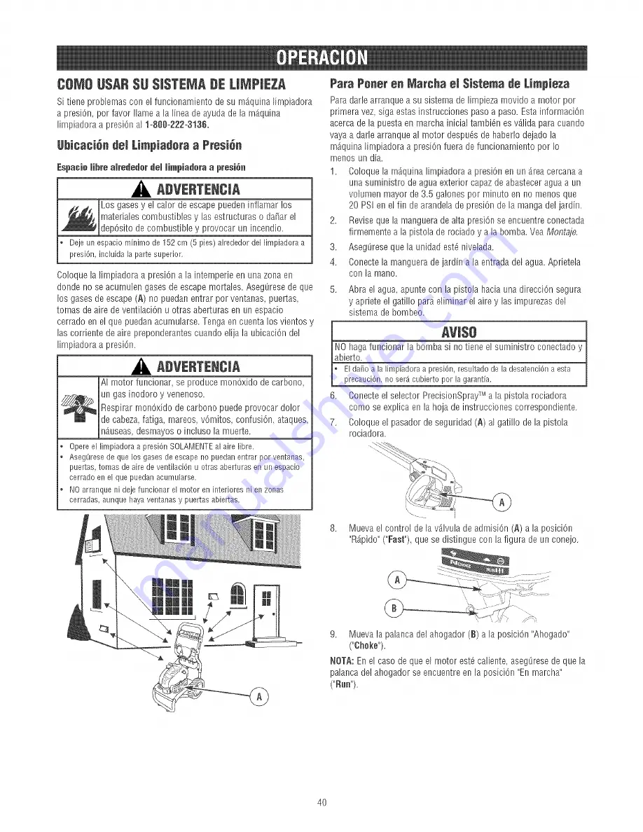 Craftsman 580.752160 Operator'S Manual Download Page 40