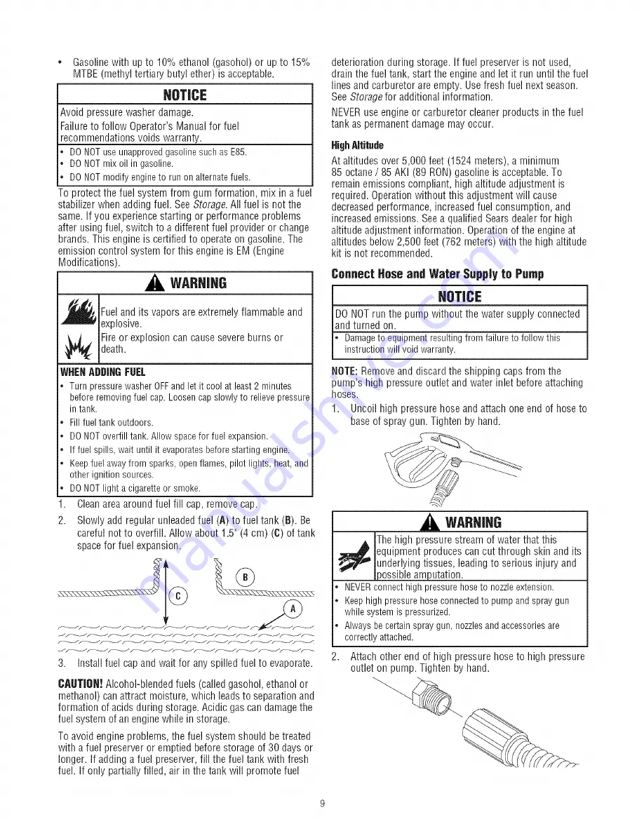 Craftsman 580.752201 Operator'S Manual Download Page 9