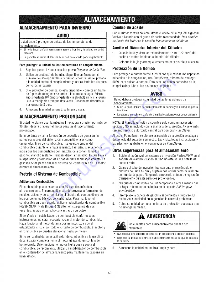 Craftsman 580.752260 Operator'S Manual Download Page 52