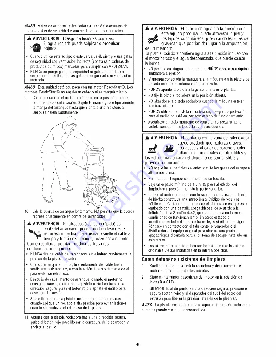 Craftsman 580.752570 Скачать руководство пользователя страница 46