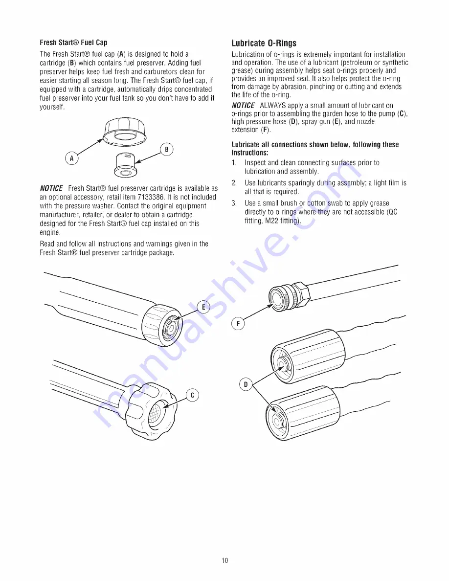 Craftsman 580.752582 Скачать руководство пользователя страница 10