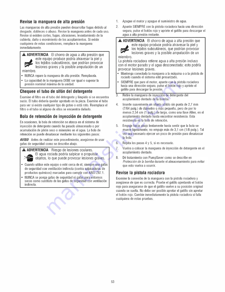 Craftsman 580.752582 Operator'S Manual Download Page 53