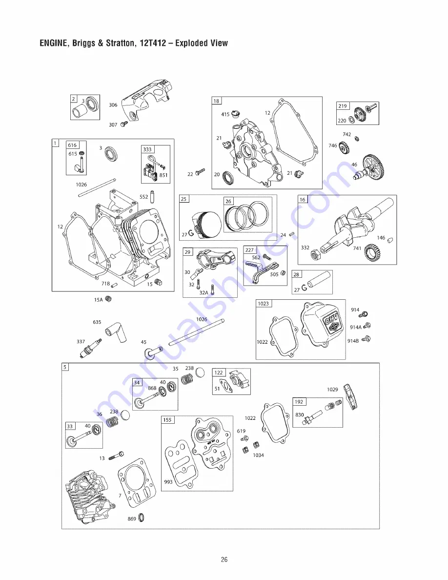 Craftsman 580.752590 Operator'S Manual Download Page 26