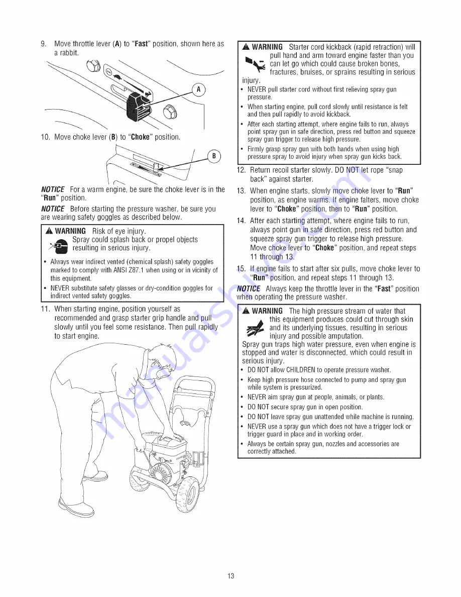 Craftsman 580.752591 Operator'S Manual Download Page 13