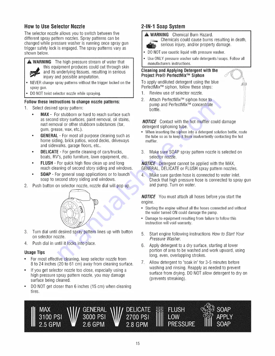 Craftsman 580.752591 Operator'S Manual Download Page 15