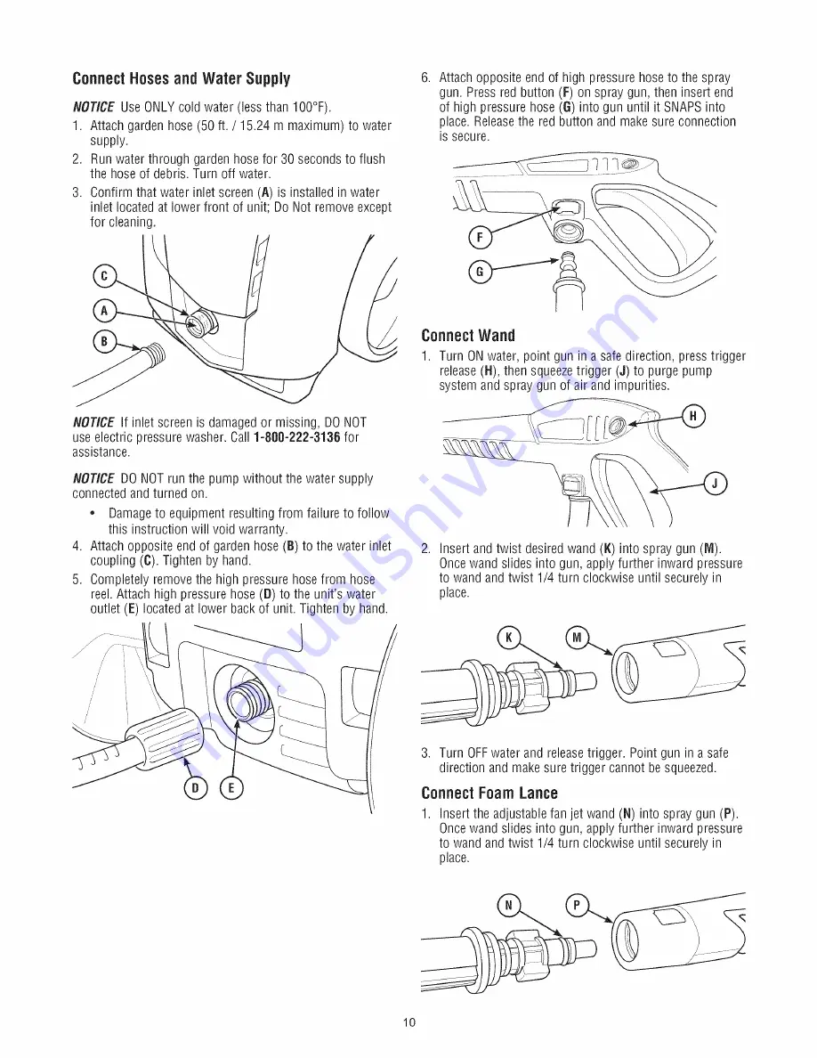 Craftsman 580.752850 Operator'S Manual Download Page 10