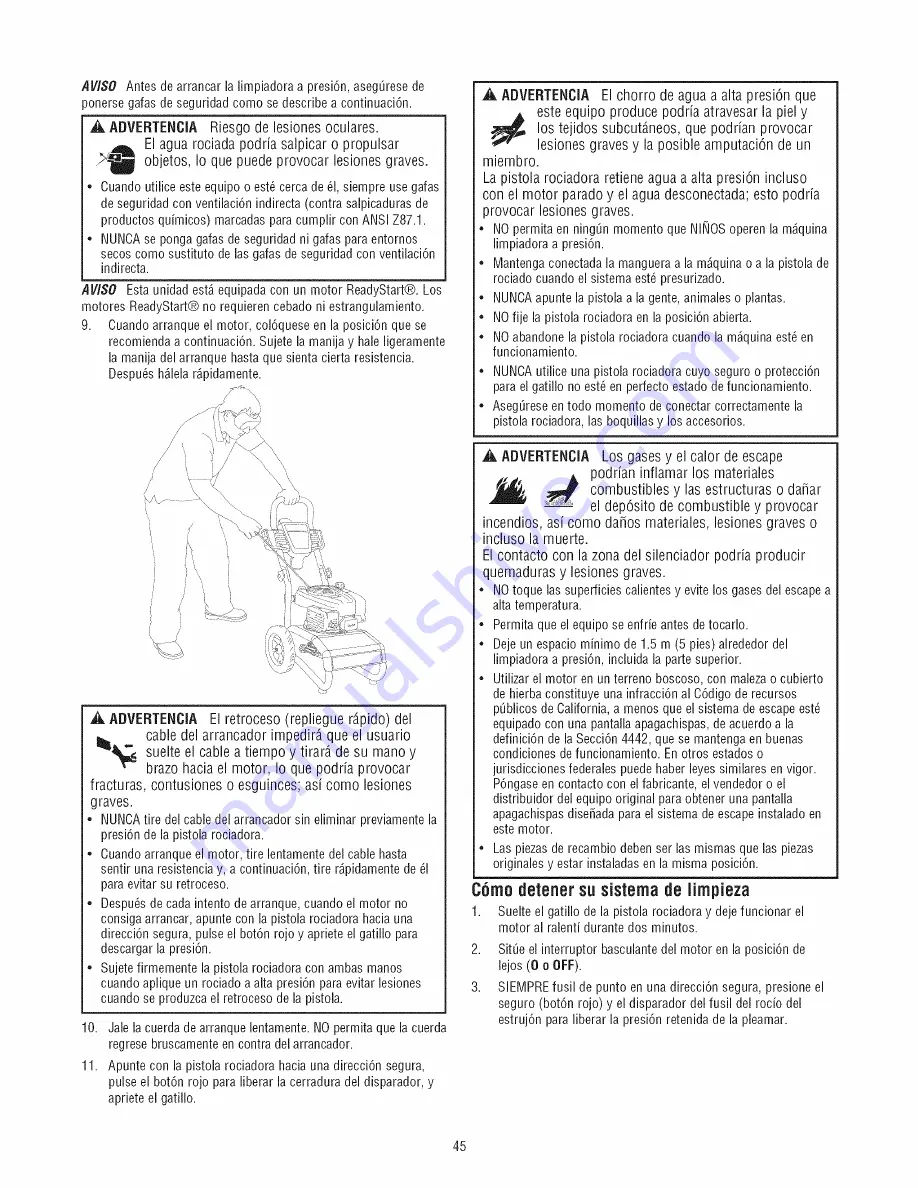 Craftsman 580.752870 Operator'S Manual Download Page 45