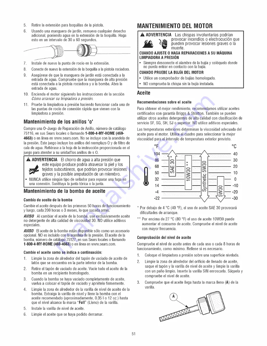 Craftsman 580.752990 Operator'S Manual Download Page 51