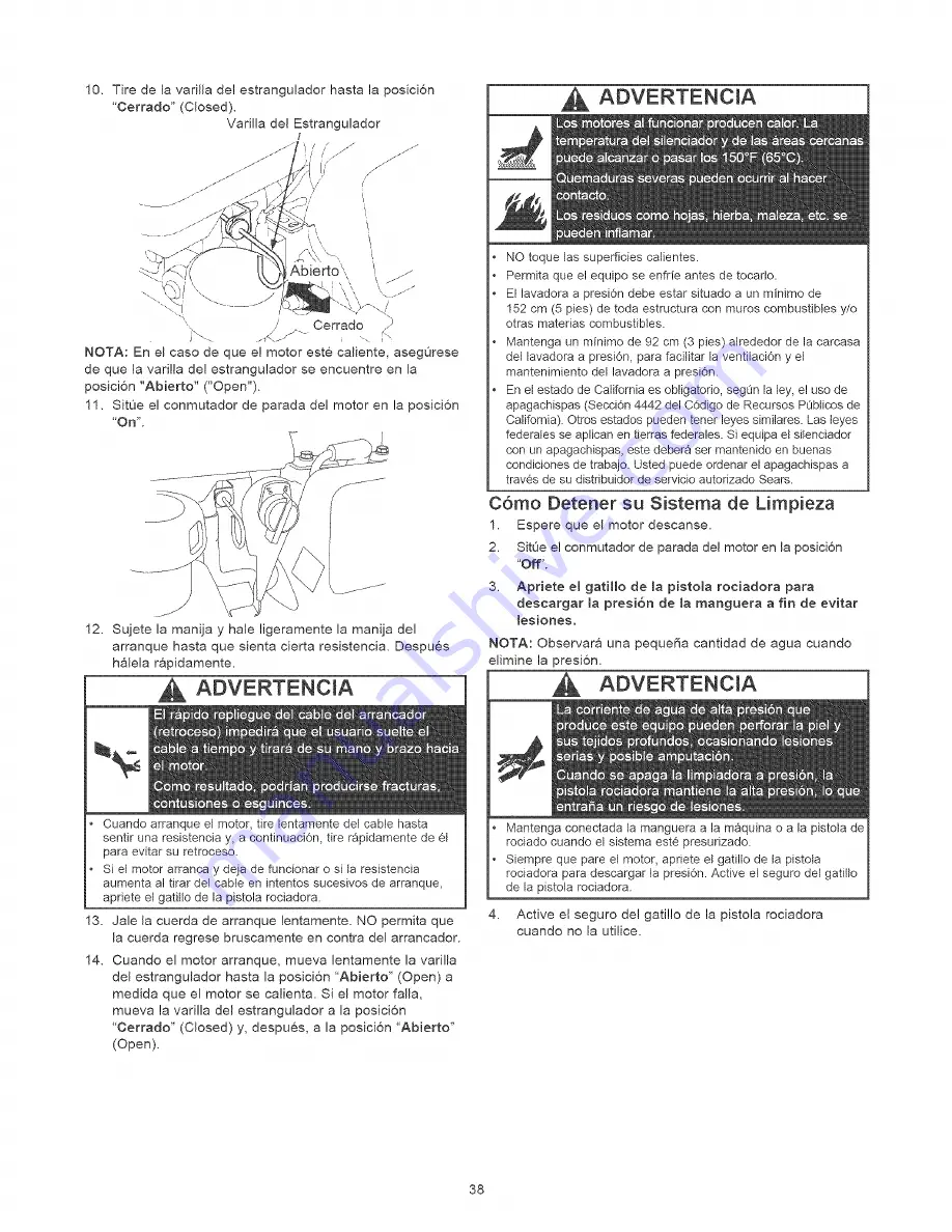 Craftsman 580.753010 Owner'S Manual Download Page 38