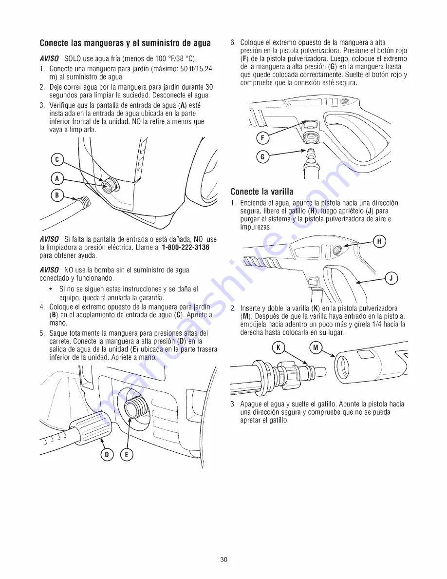 Craftsman 580.988390 Скачать руководство пользователя страница 30