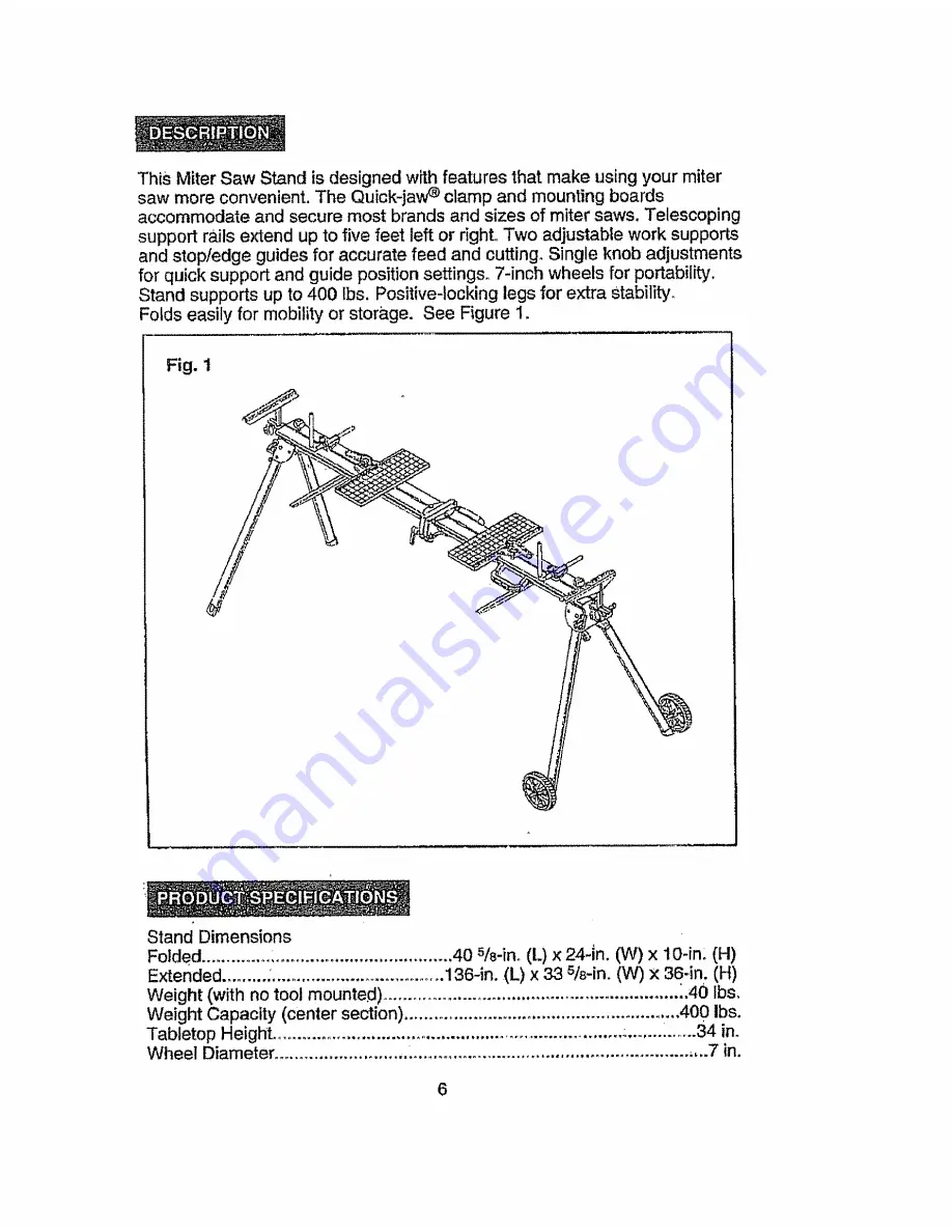 Craftsman 695.22302 Owner'S Manual Download Page 6