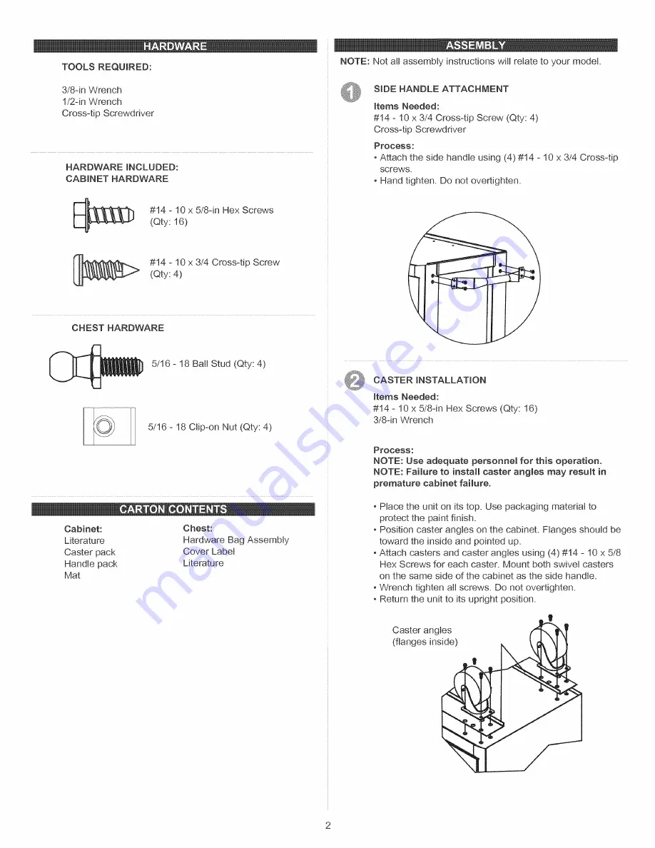 Craftsman 706.366440 Operator'S Manual Download Page 2