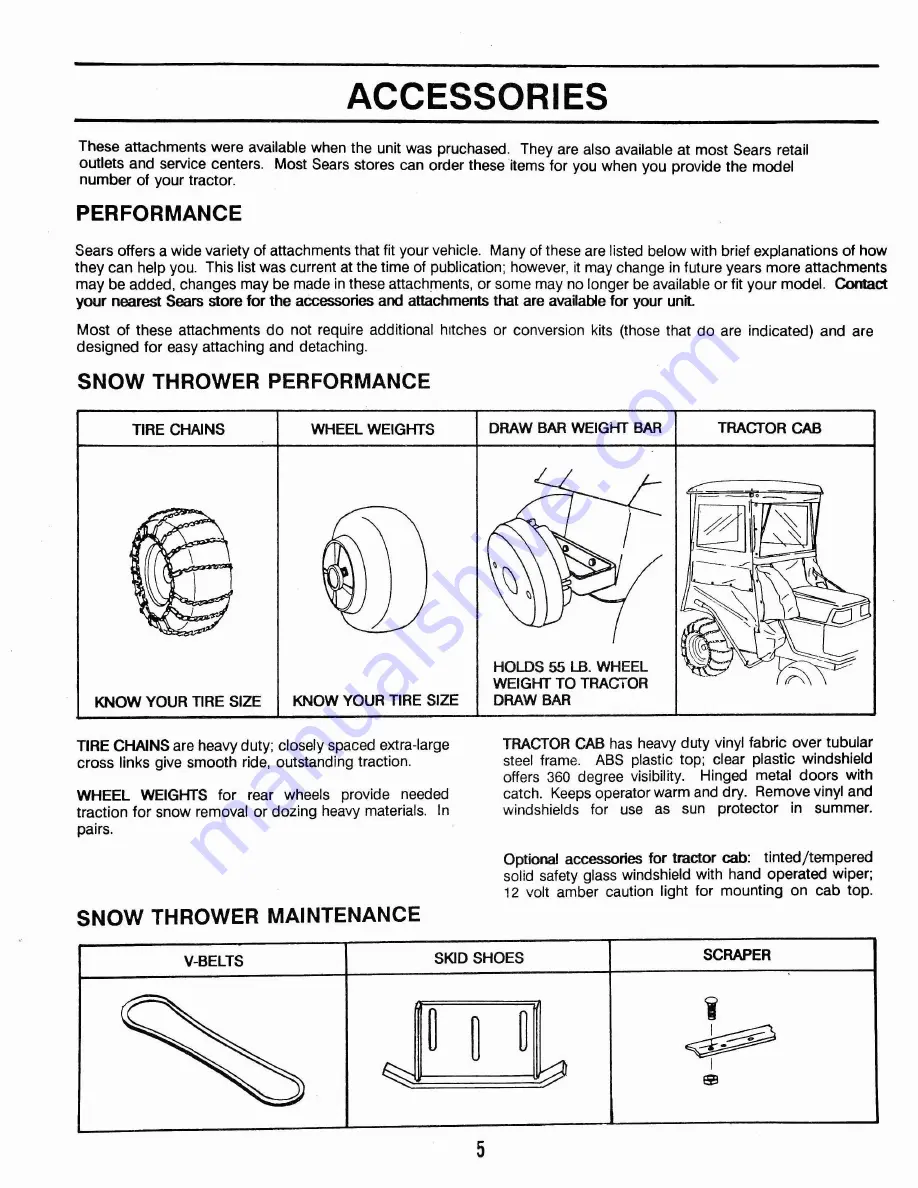 Craftsman 842.242560 Скачать руководство пользователя страница 5