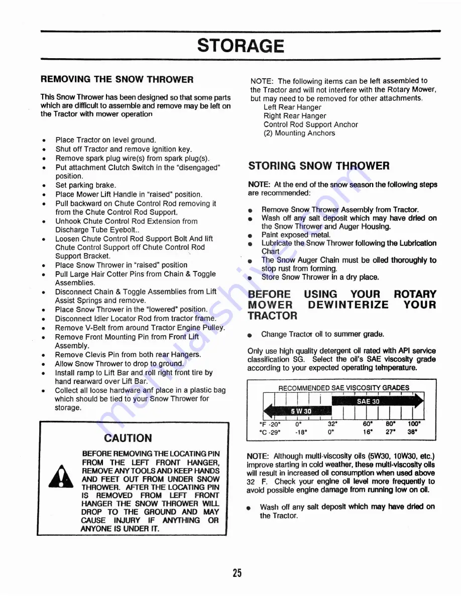 Craftsman 842.242560 Owner'S Manual Download Page 25