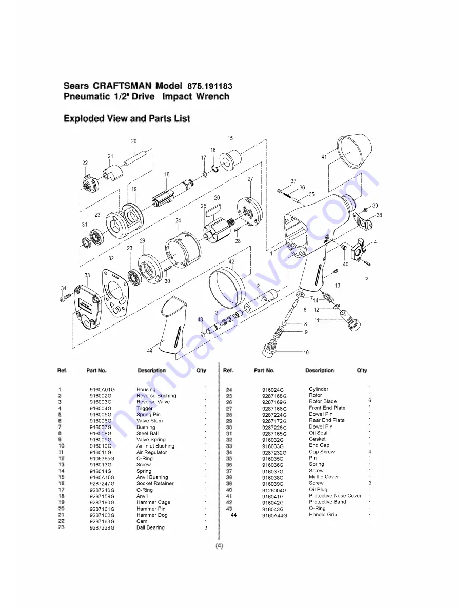 Craftsman 875.191183 Owner'S Manual Download Page 7