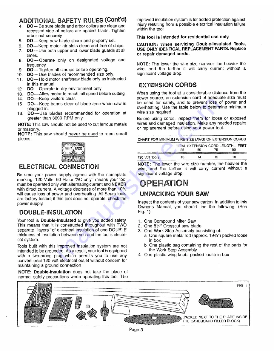 Craftsman 900.233550 Скачать руководство пользователя страница 3