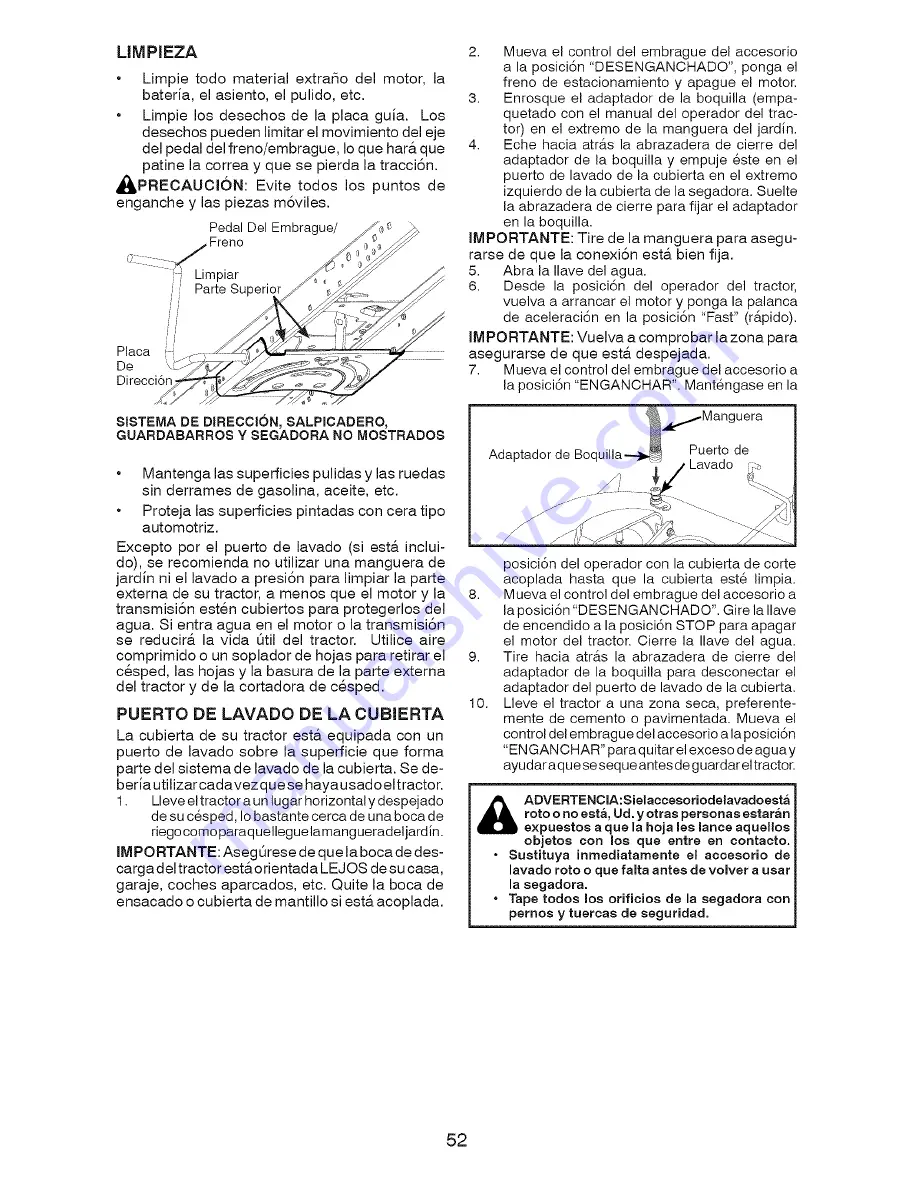 Craftsman 917.203780 Operator'S Manual Download Page 52