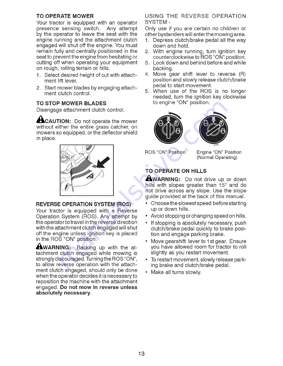 Craftsman 917.20386 Operator'S Manual Download Page 13