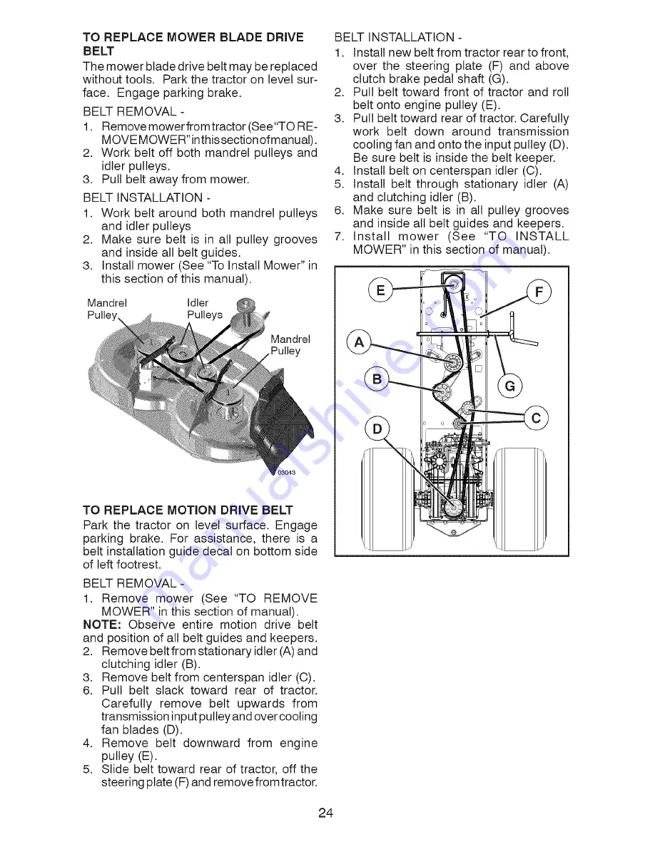 Craftsman 917.20390 Operator'S Manual Download Page 24