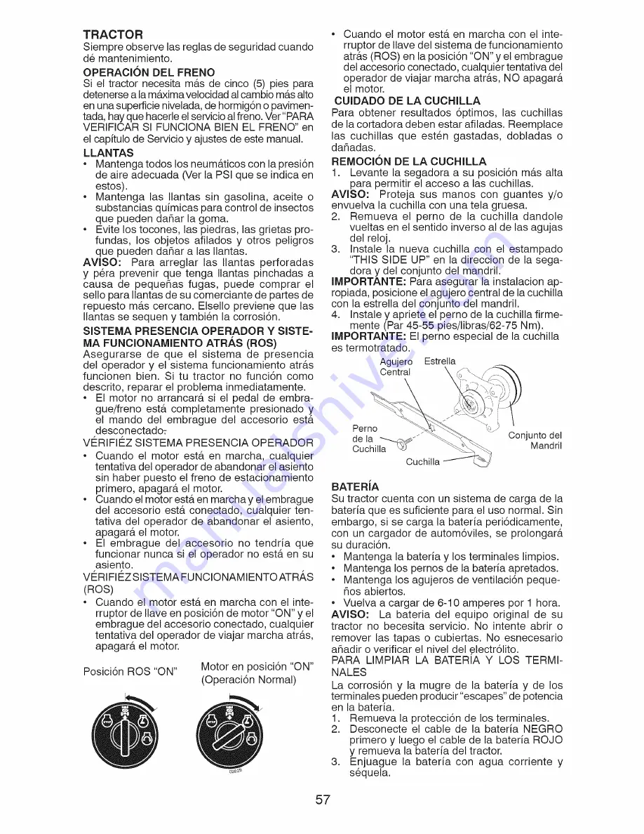 Craftsman 917.203930 Operator'S Manual Download Page 57