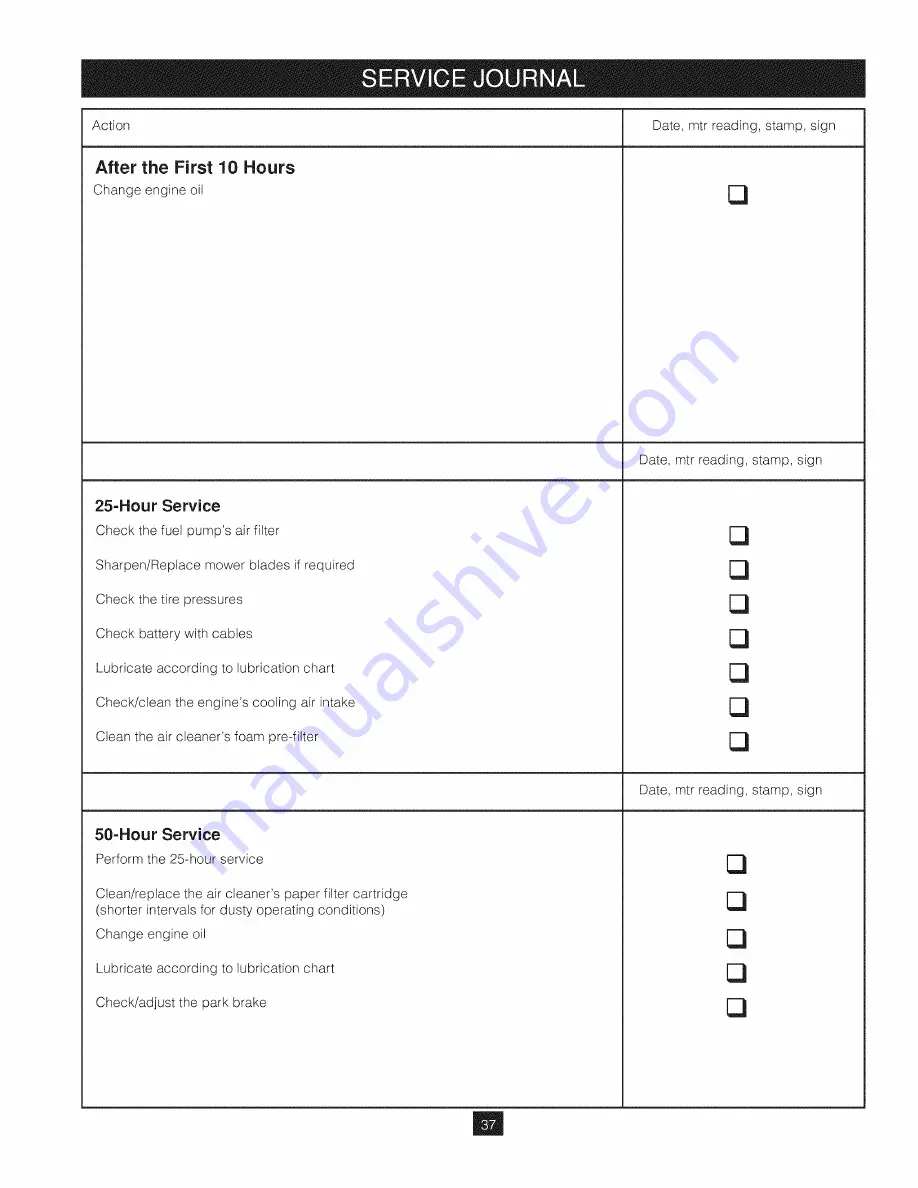 Craftsman 917.204130 Operator'S Manual Download Page 37