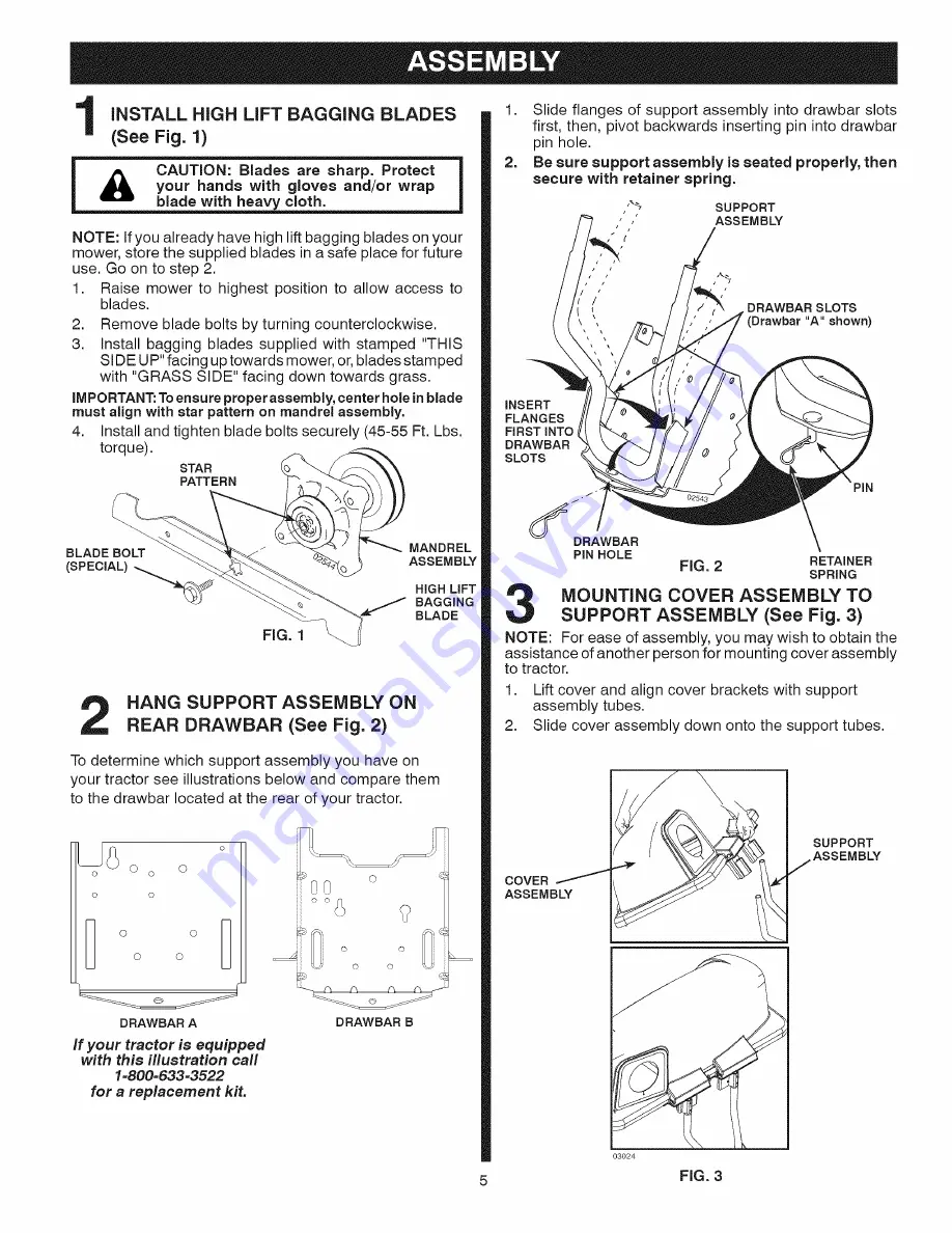 Craftsman 917.248961 Owner'S Manual Download Page 5