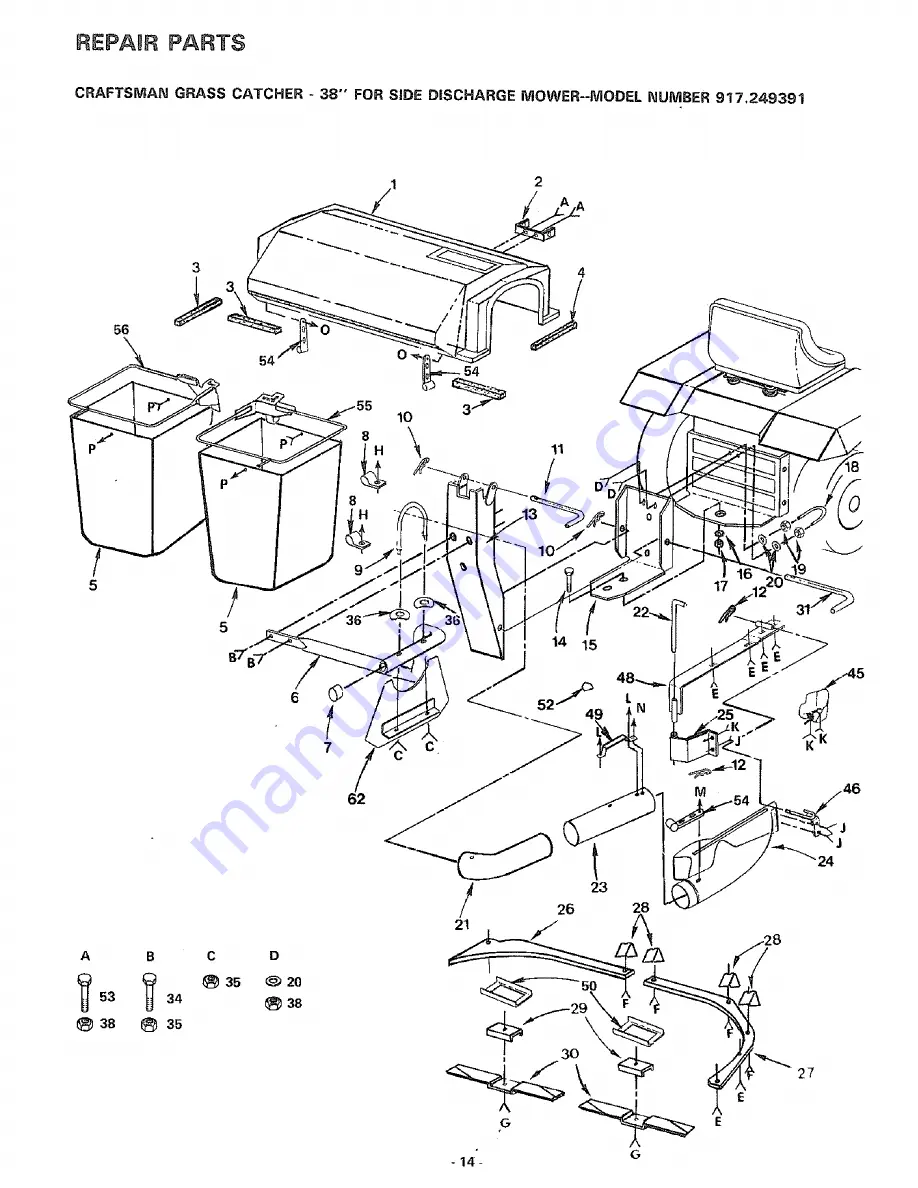 Craftsman 917.249391 Скачать руководство пользователя страница 14