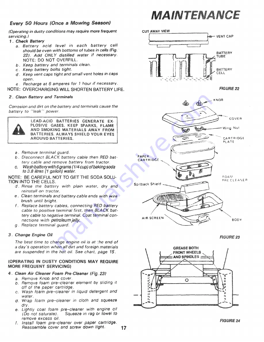 Craftsman 917.250020 Owner'S Manual Download Page 17