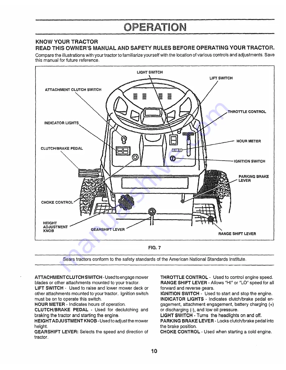 Craftsman 917.250032 Owner'S Manual Download Page 10