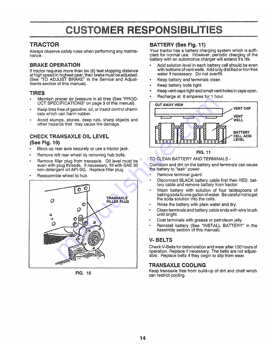 Craftsman 917.250032 Owner'S Manual Download Page 14