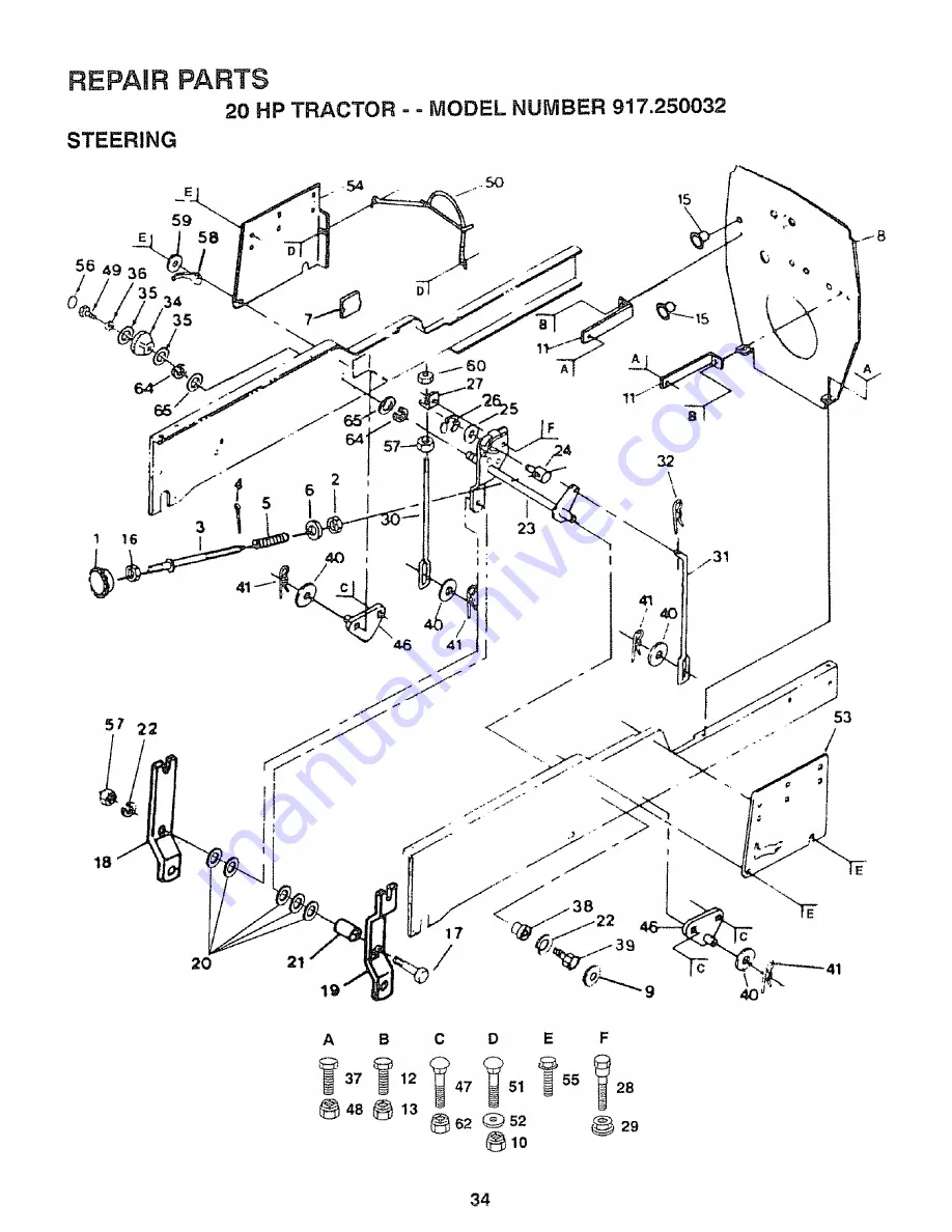 Craftsman 917.250032 Скачать руководство пользователя страница 34