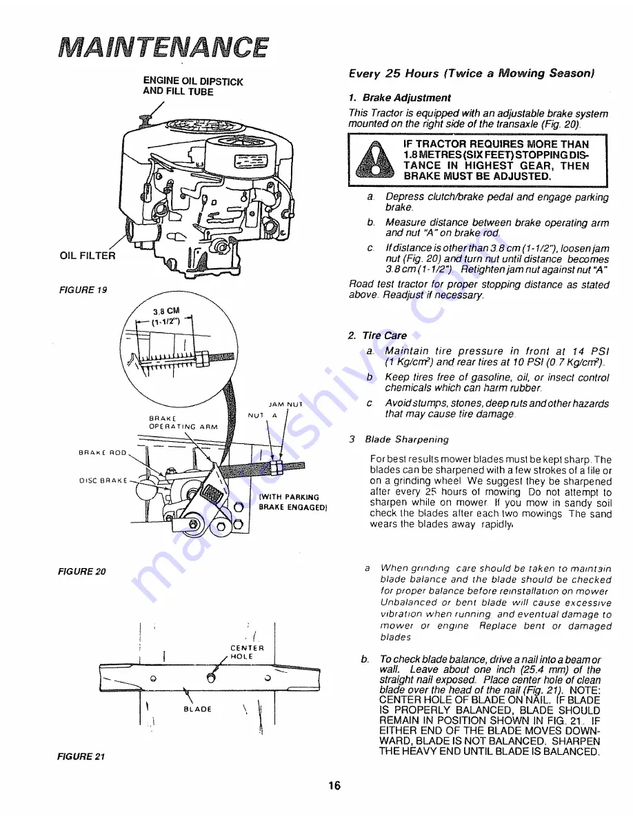 Craftsman 917.25004 Owner'S Manual Download Page 16