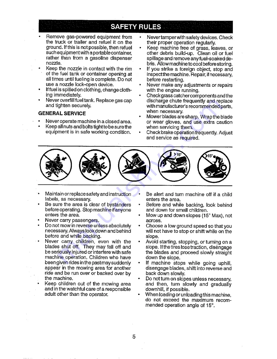 Craftsman 917.25022 Operator'S Manual Download Page 5