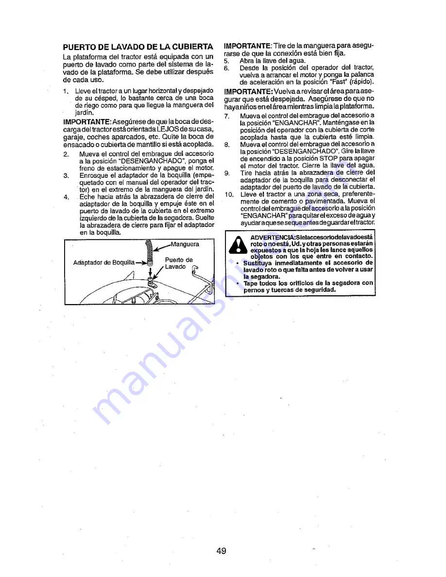 Craftsman 917.25022 Operator'S Manual Download Page 49