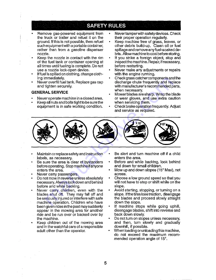 Craftsman 917.25024 Operator'S Manual Download Page 5