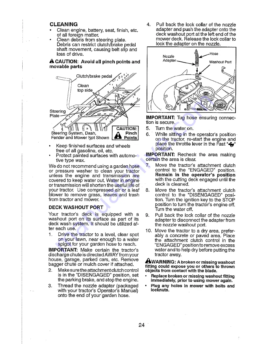 Craftsman 917.25024 Operator'S Manual Download Page 24