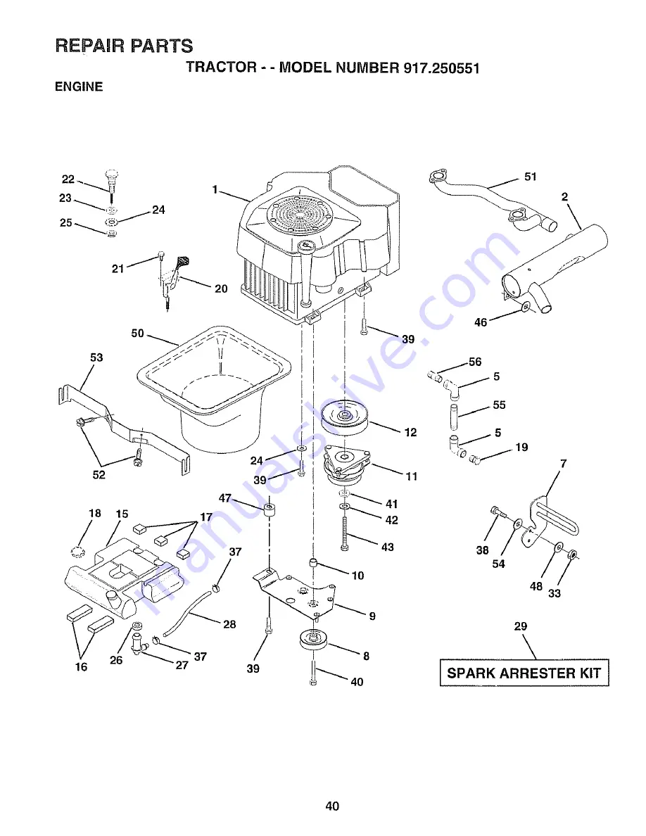 Craftsman 917.250551 Owner'S Manual Download Page 40