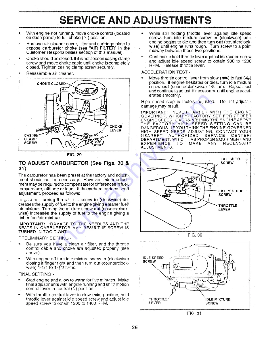 Craftsman 917.25147 Скачать руководство пользователя страница 25